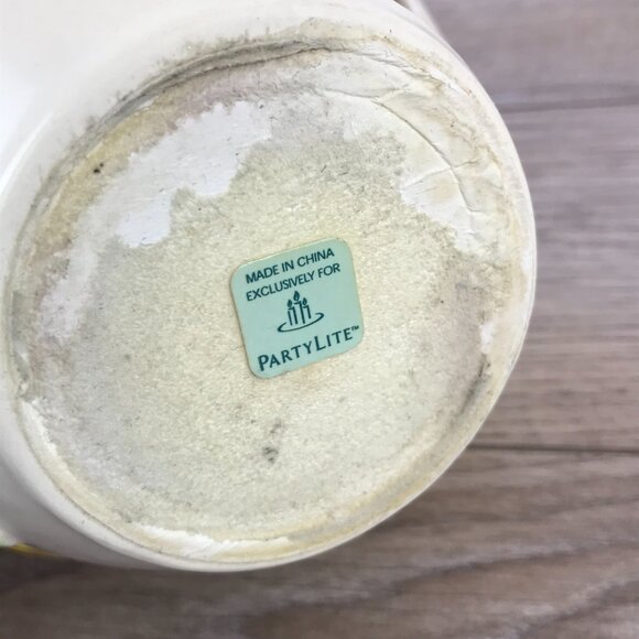 PartyLite Ceramic Wax Melting Pot Candle Warmer, Aroma Melts, Autumn Leaves - Picture 9 of 9